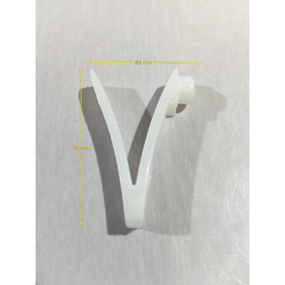 V-förmiger Clip L=40mm 10577
