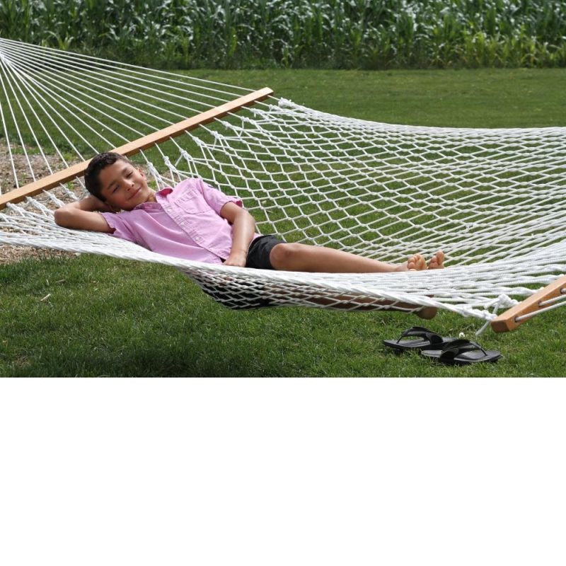 Hängematte Rope - Doppel Natur 213 x 153 cm – Bild 3