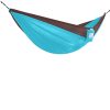 Vivere Hängematte Nylon Doppel Schwarz, Sand -