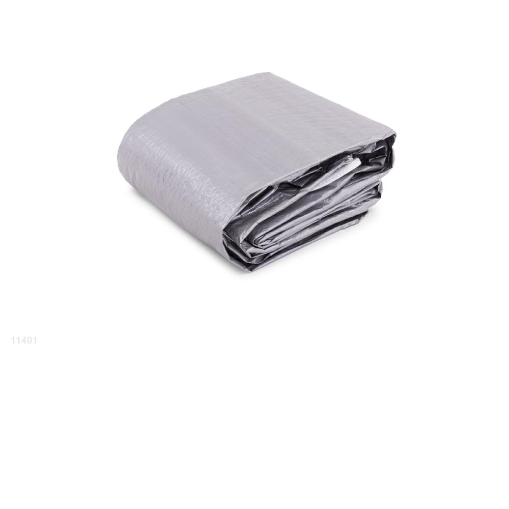 DELUXE POOL COVER FOR 13`8"X43" WOOD-GRAIN FRAME