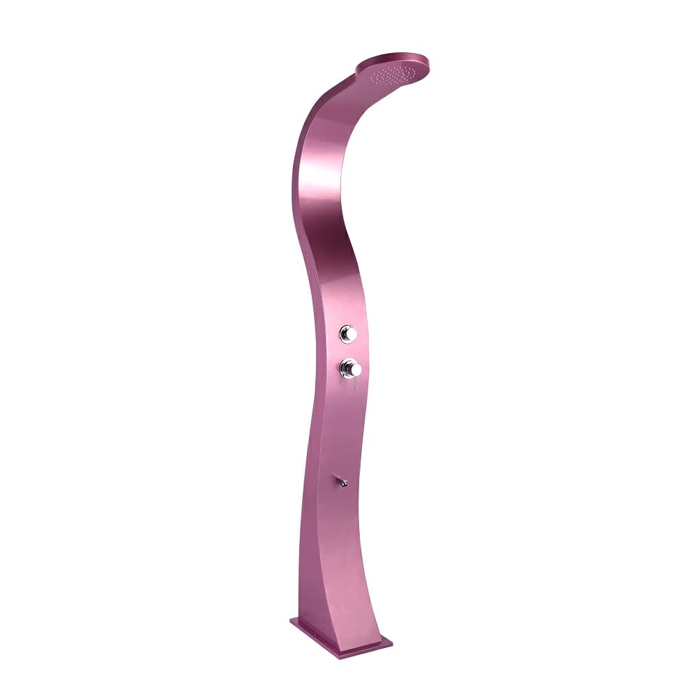 Solardusche Bellagio Pink/ Formidra 25x40x228 cm