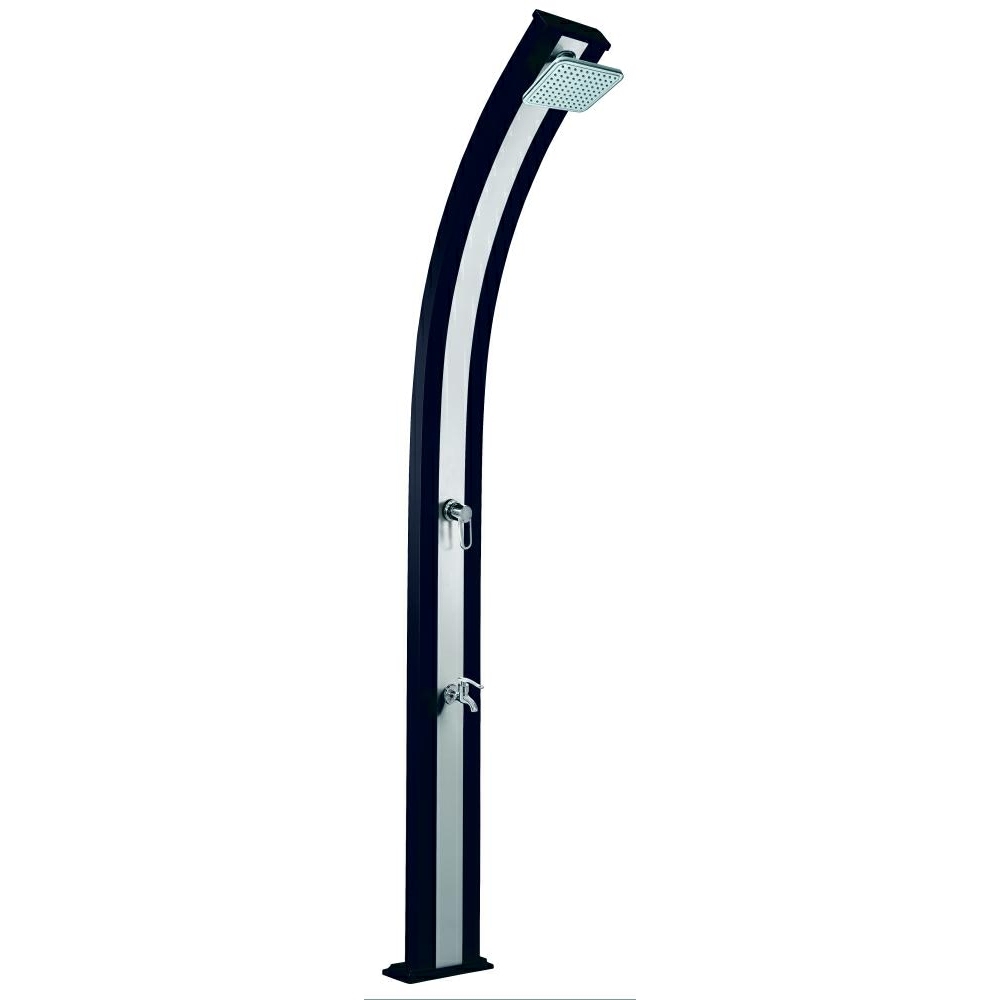 Solardusche Spring Anthracite/Inox 30 L ,228 cm