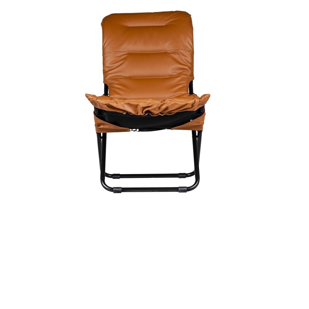 FIESTA RELAX SOFT LEDER schwarz - Stahl Chrom – Bild 3