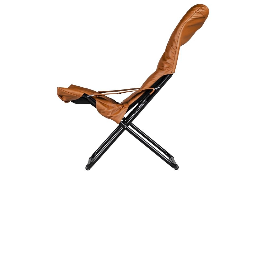 FIESTA RELAX SOFT LEDER schwarz - Stahl Chrom – Bild 4
