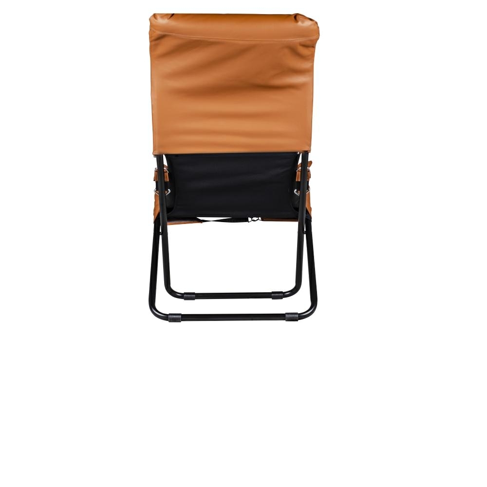 FIESTA RELAX SOFT LEDER schwarz - Stahl Chrom – Bild 5