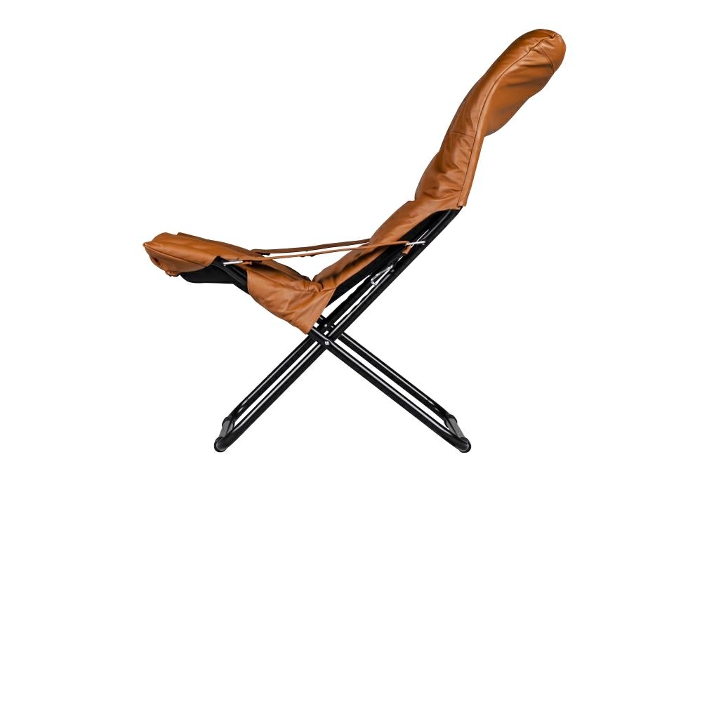 FIESTA RELAX SOFT LEDER schwarz - Stahl Chrom – Bild 7