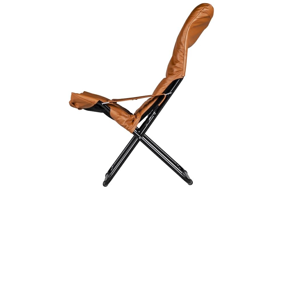 FIESTA RELAX SOFT LEDER schwarz - Stahl Chrom – Bild 8