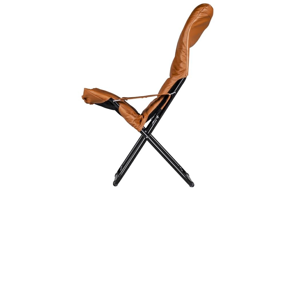 FIESTA RELAX SOFT LEDER schwarz - Stahl Chrom – Bild 9