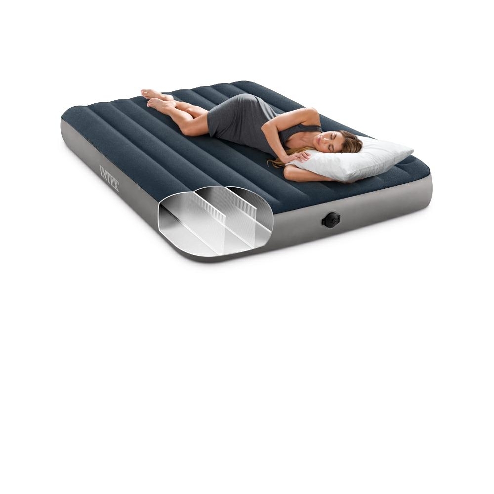 QUEEN DURA-BEAM SINGLE-HIGH AIRBED W/ 2-STEP PUMP