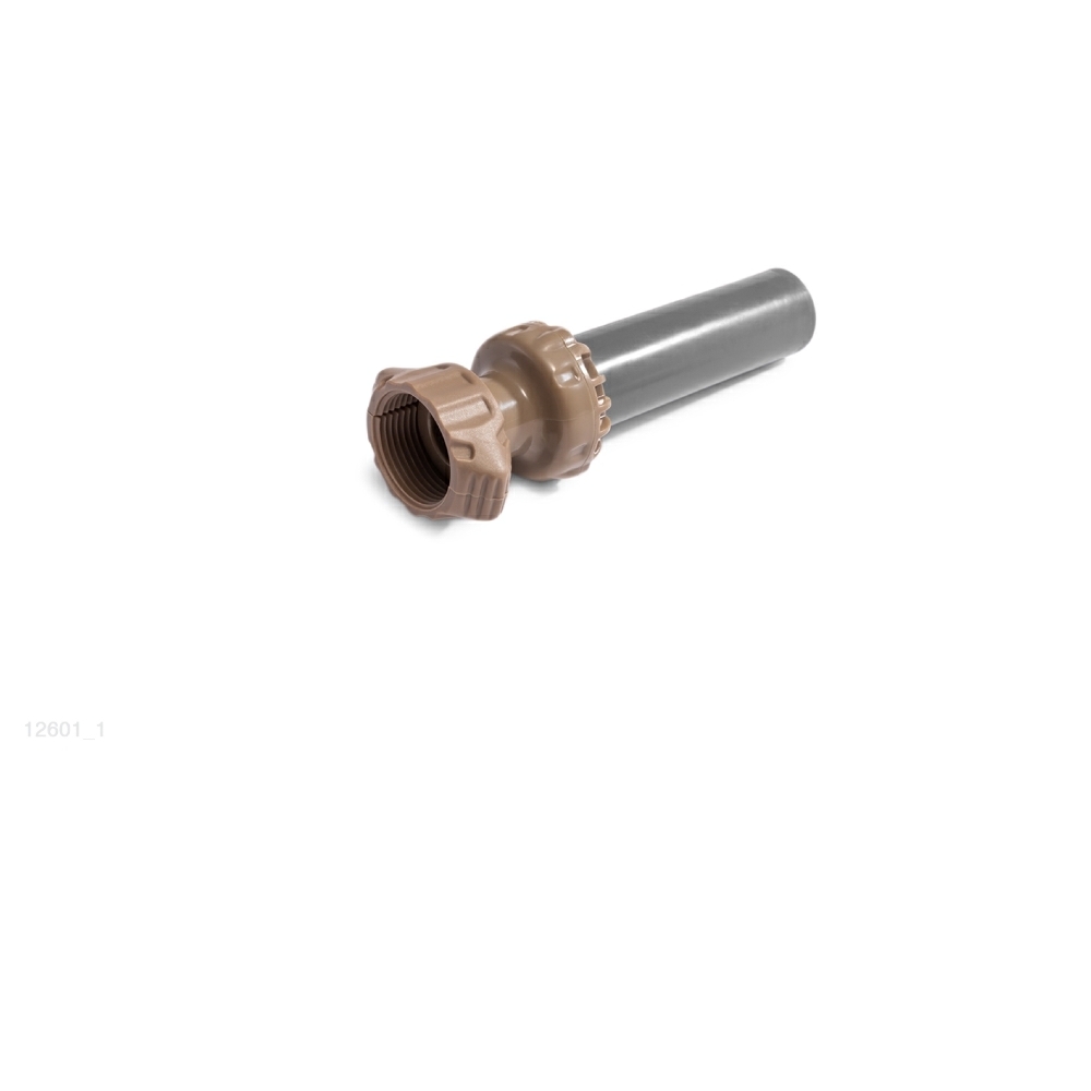 BUBBLE SPA CONTROL BASE INLET HOSE W / KHAKI NUT
