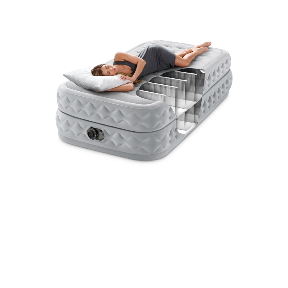 TWIN SUPREME AIR-FLOW AIRBED WITH FIBER-TECH BIP