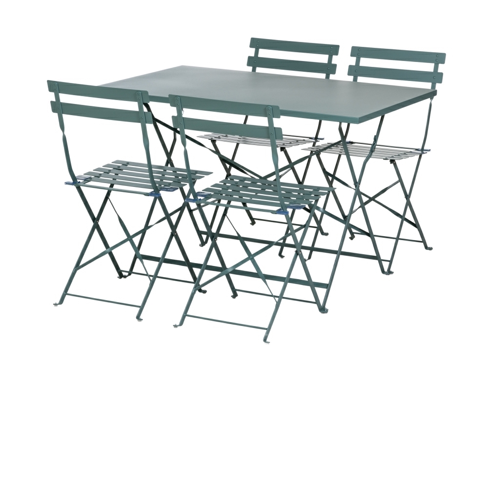 Bloom XL Tisch 110 sage Grün Metall / sage green