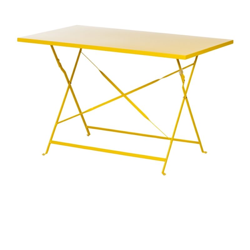 Bloom XL Tisch 110 Gelb Metall / Gelb – Bild 3
