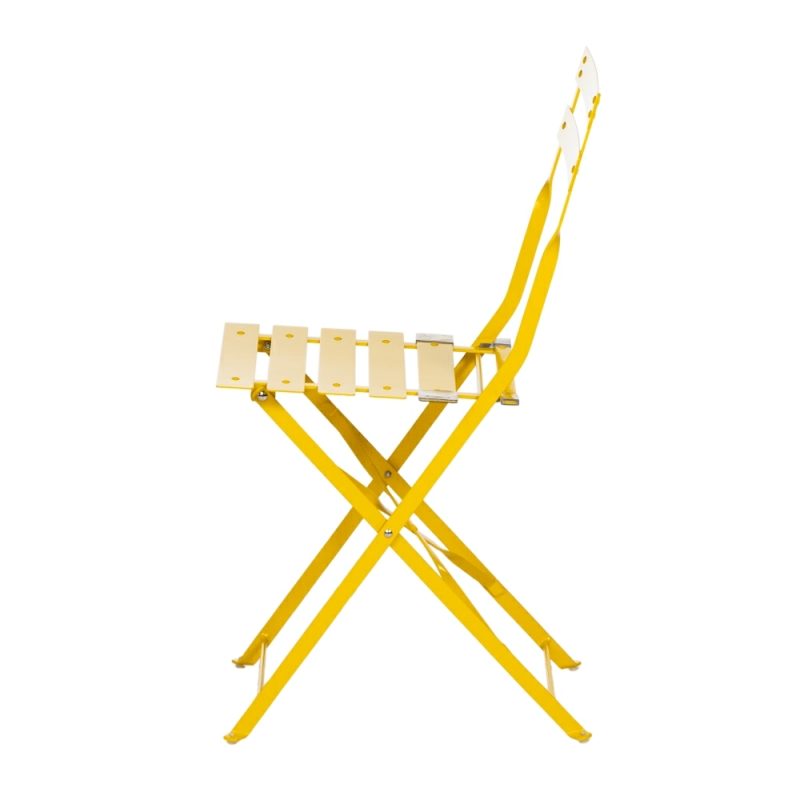 Bloom XL Tisch 110 Gelb Metall / Gelb – Bild 8