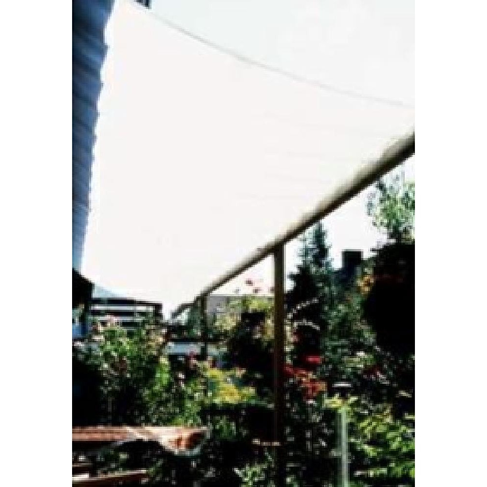 Stoff Sonnensegel, weiß, 146 cm breit per 1 m +