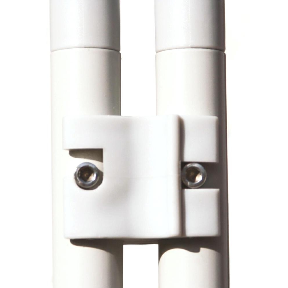Stoff Sonnensegel, weiß, 146 cm breit per 1 m
