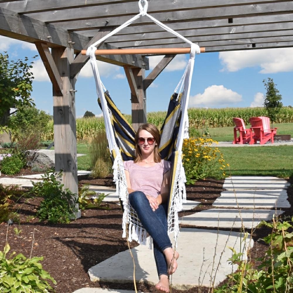 Vivere Hängematte Sessel Baumwolle, mehrfabig – Bild 9