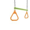 THREE FEATURE SWING SET 3.43m x 2.54m x 2.11m